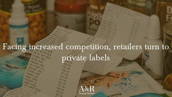 Facing increased competition, retailers turn to private labels