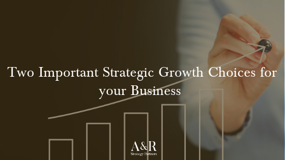 Two Important Strategic Growth Choices for your Business